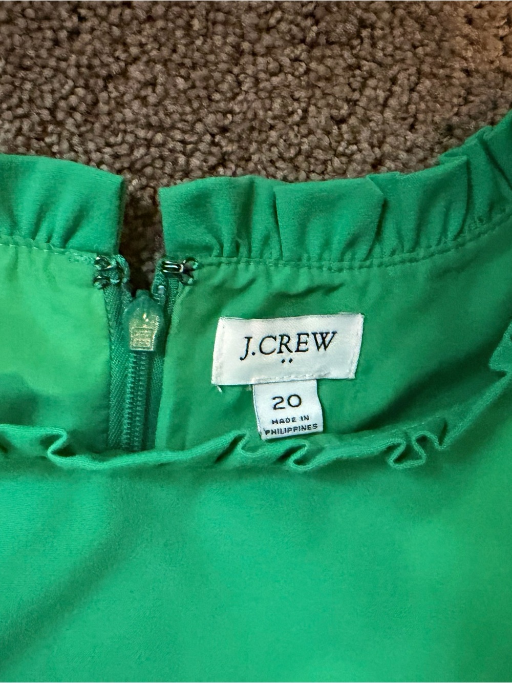 J. Crew Ruffle-neck Suit Dress - Picture 3 of 10